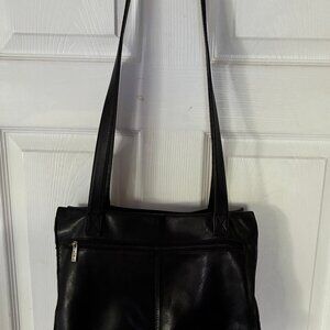 La Diva Italian Leather Shoulder Bag